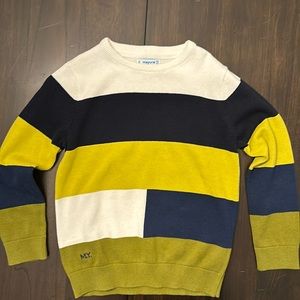 Mayoral Color Block Sweater Boys